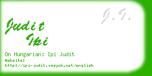 judit ipi business card